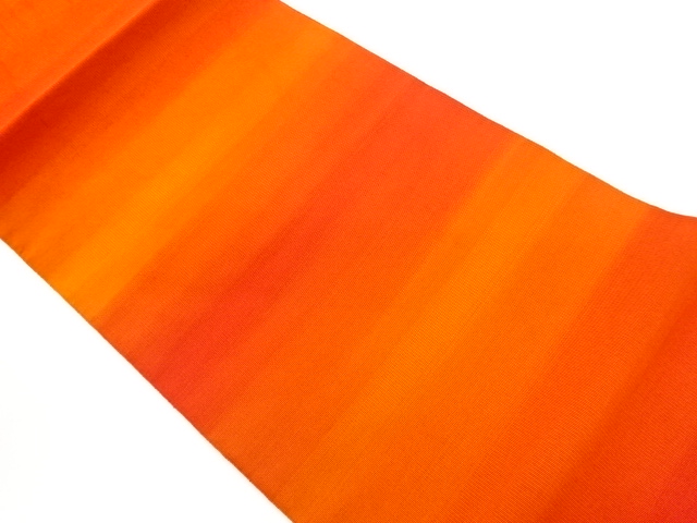 綴れ抽象横段模様織出し名古屋帯